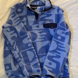 Patagonia Abstract Blue Synchilla